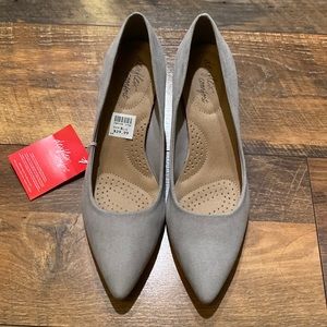 Brand New Short Gray Heels